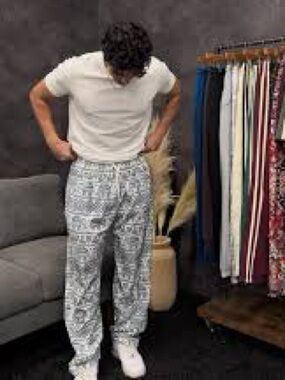 YoungLA Ugly Pants in Tribal Elephant Sz XXL